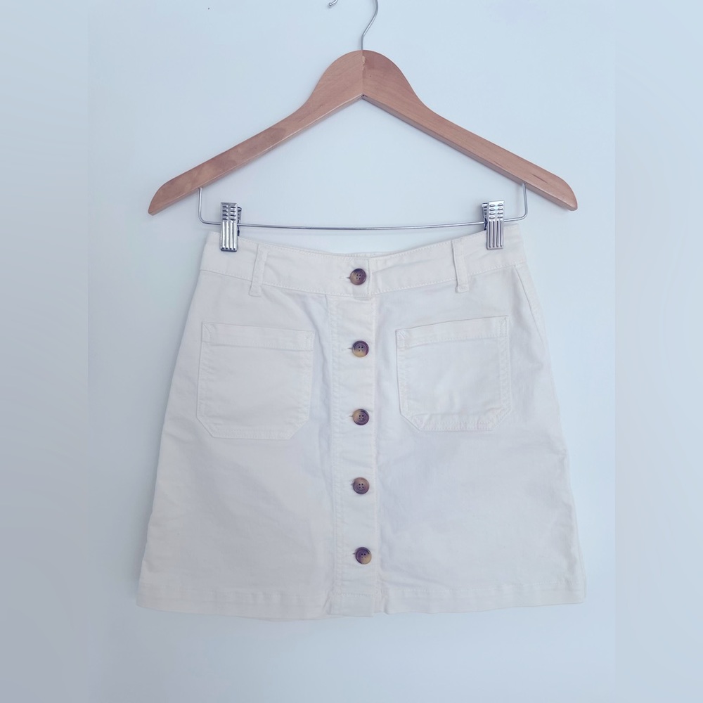 Marine Layer Casual A-Line Mini Skirt